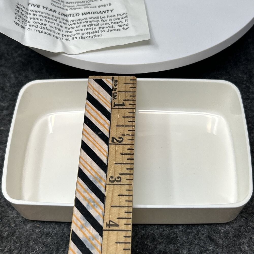Vintage Deluxe Diet Food Scale White Mechanical Kitchen Tool by Janus w/ Box - Picture 5 of 15